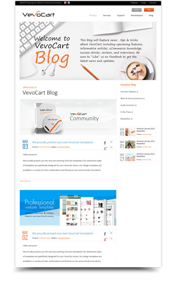 VevoCart blog