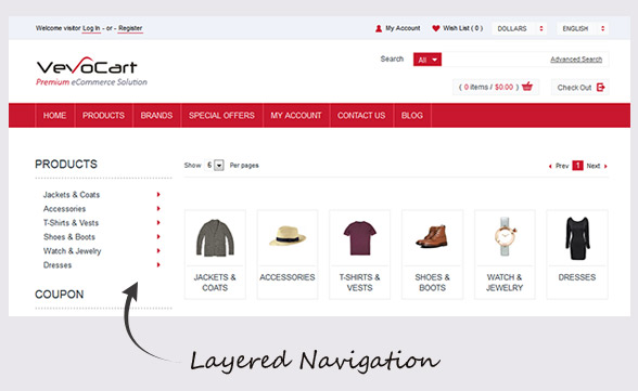 Product Browsing / Layered Navigation
